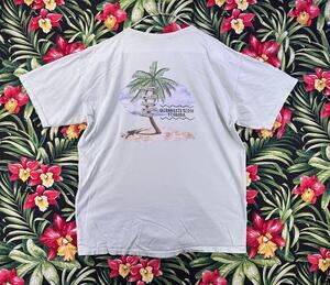 Comfort Colors Clear WaterBeach Florida Palm Tree Tee SizeXL
